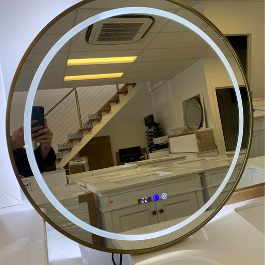 Led looking deals mirror